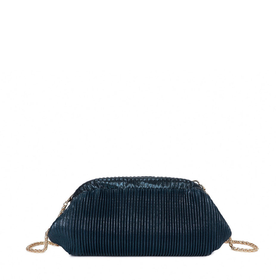 Sac à main avec tissu brillant