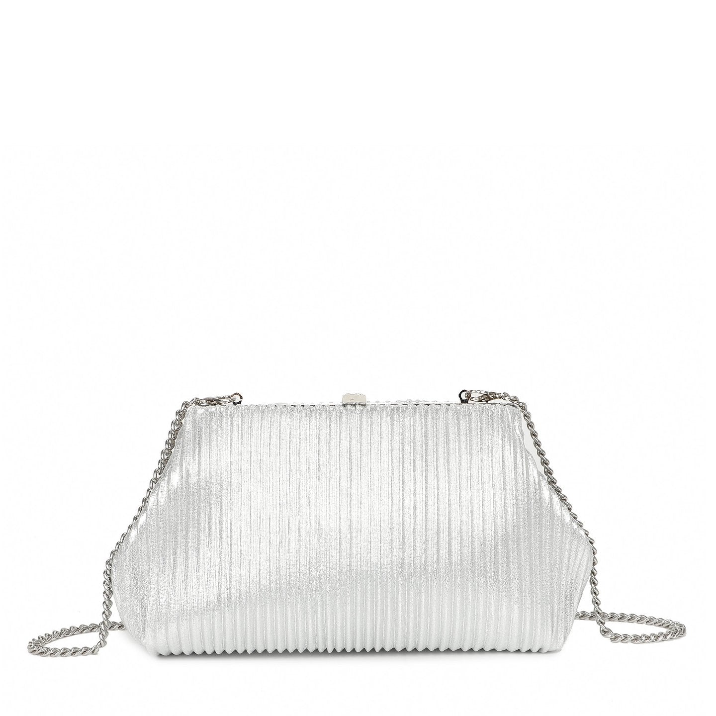 Sac à main avec tissu brillant