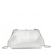 Sac à main avec tissu brillant