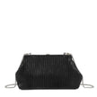 Sac à main avec tissu brillant