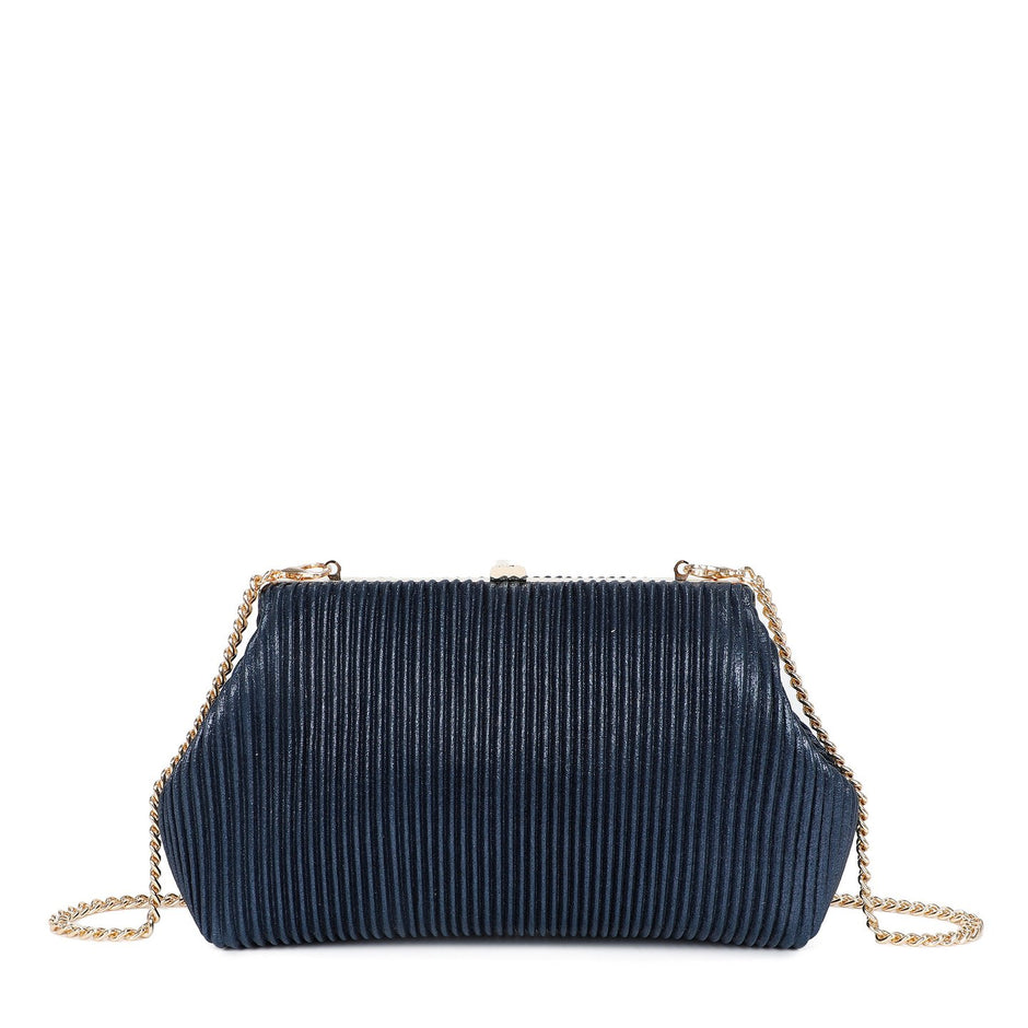 Sac à main avec tissu brillant