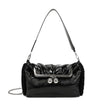 Sac à main avec tissu brillant