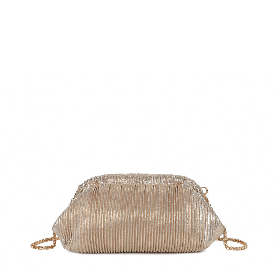 Sac à main avec tissu brillant