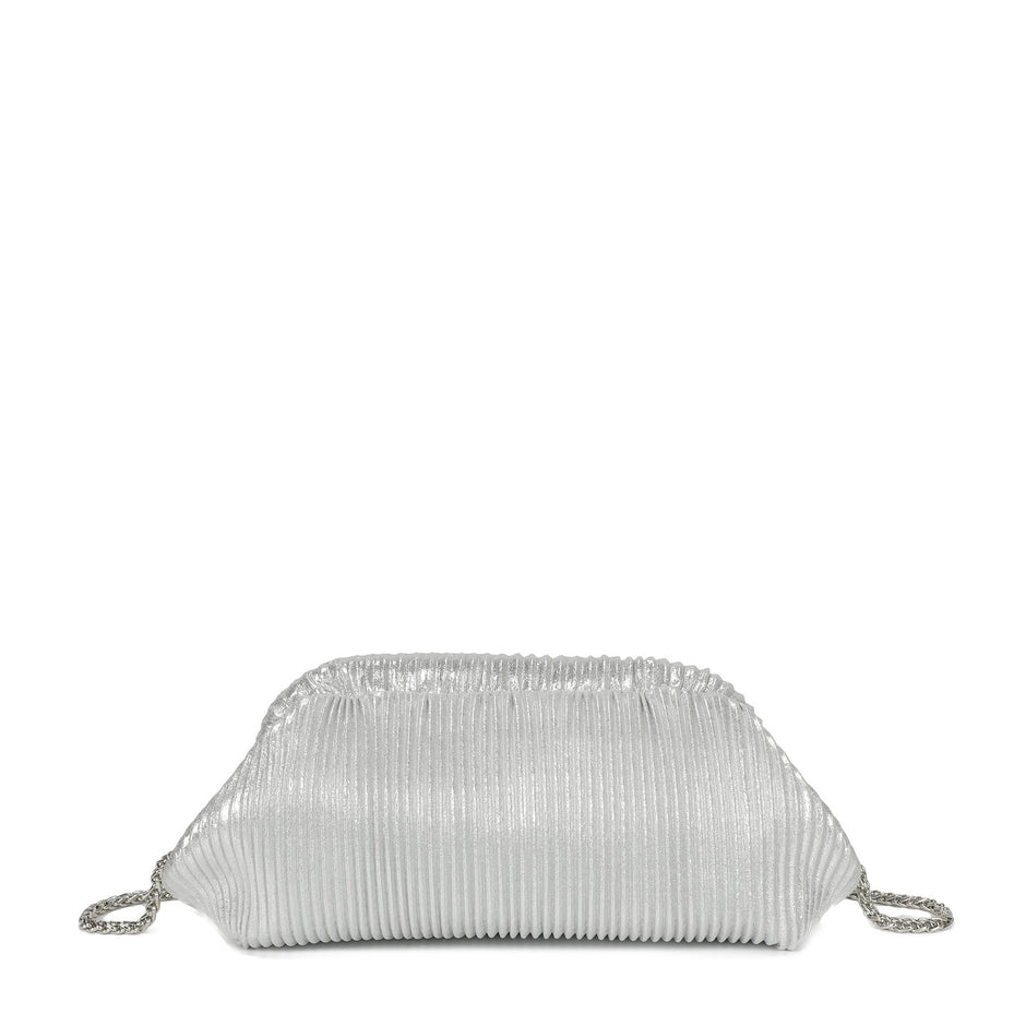Sac à main avec tissu brillant