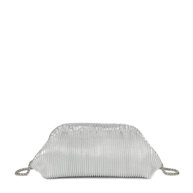 Sac à main avec tissu brillant