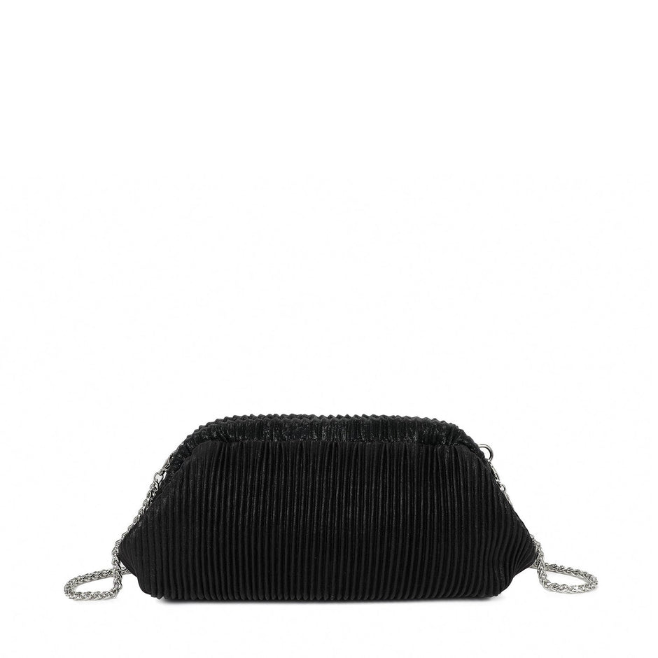 Sac à main avec tissu brillant