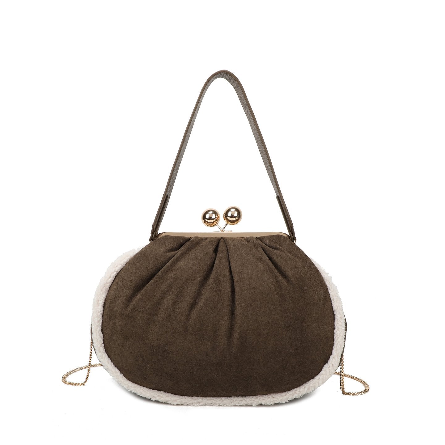 Sac à main en tissu daim