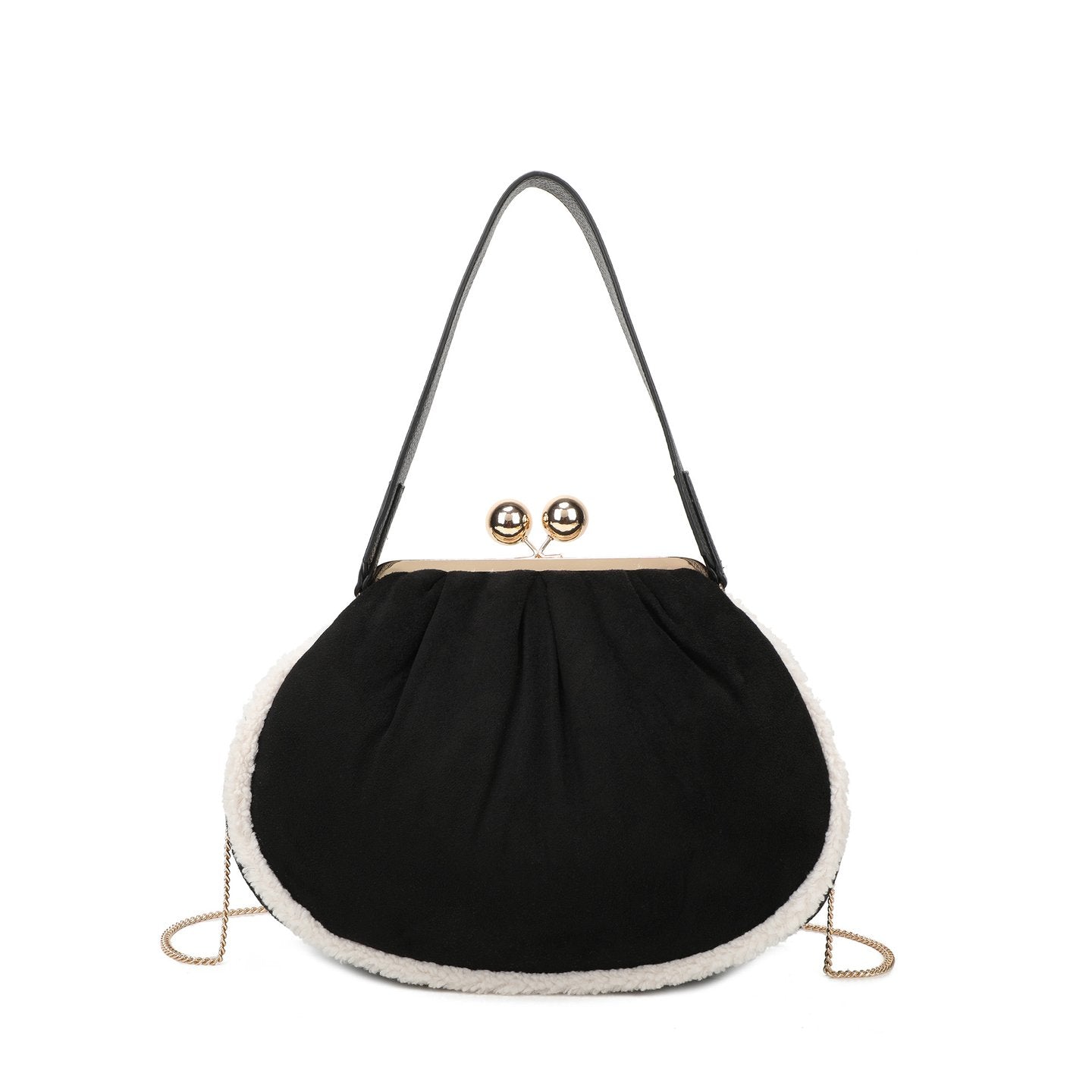 Sac à main en tissu daim
