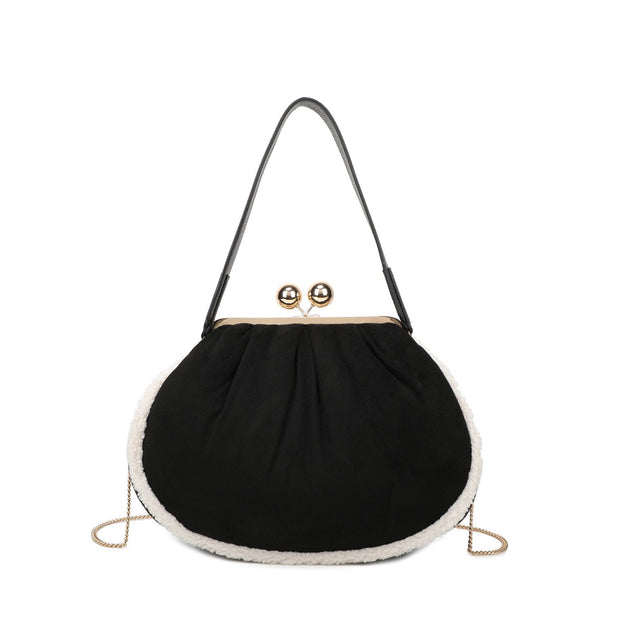 Sac à main en tissu daim