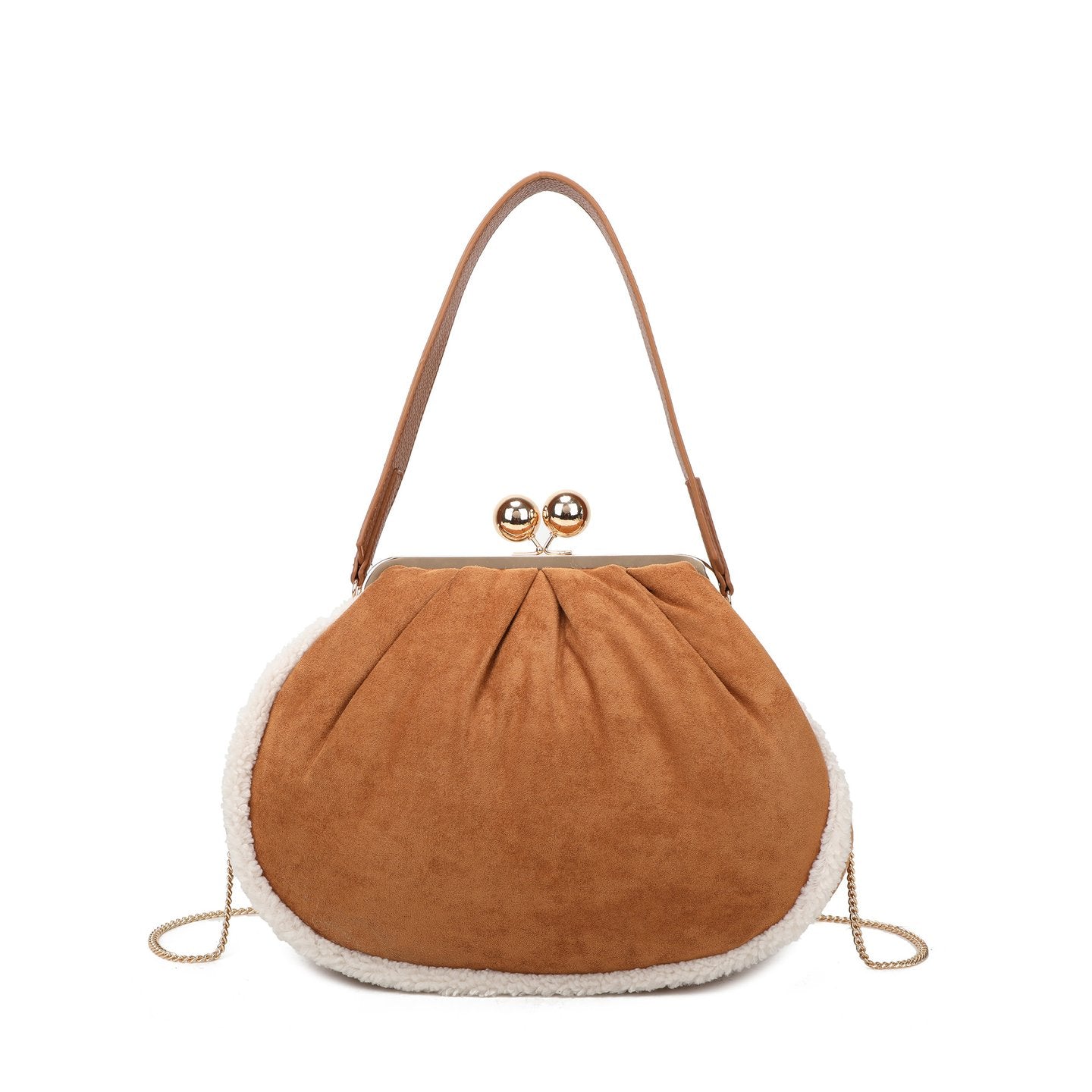 Sac à main en tissu daim