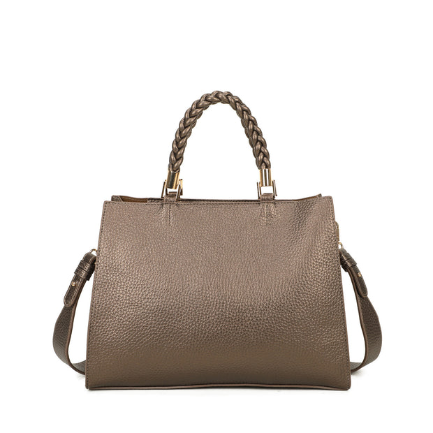 Sac à main Shopper avec anse tressée