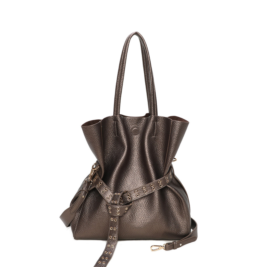 Sac à main Shopper avec boucle et clous