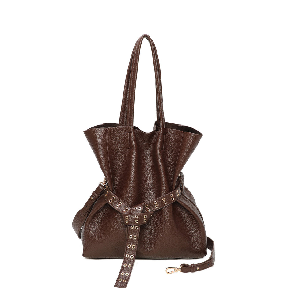 Sac à main Shopper avec boucle et clous