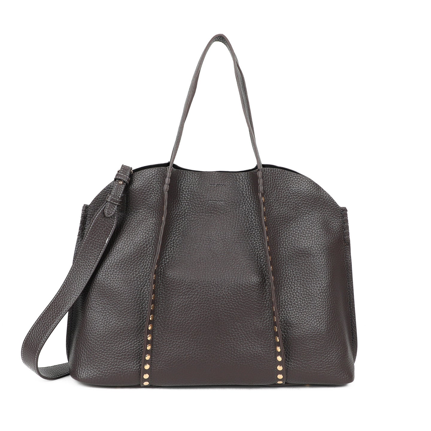Sac à main Shopper avec clous dorés