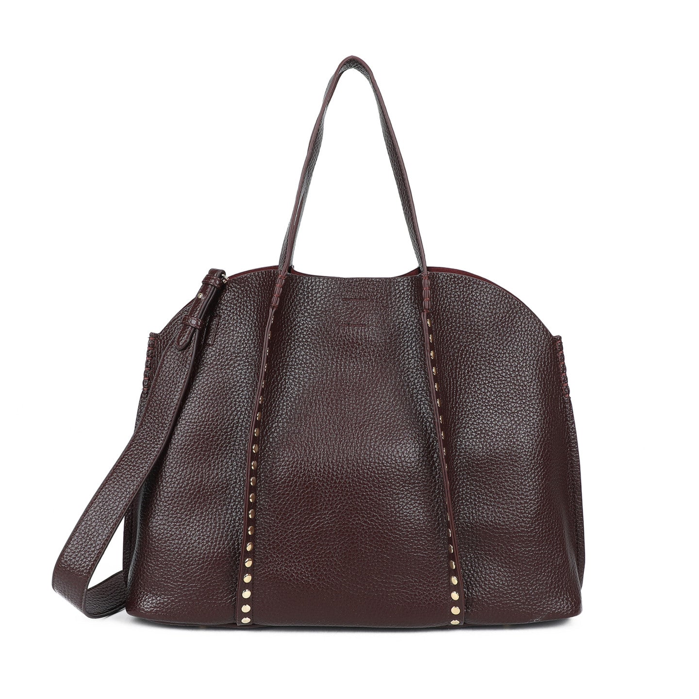 Sac à main Shopper avec clous dorés