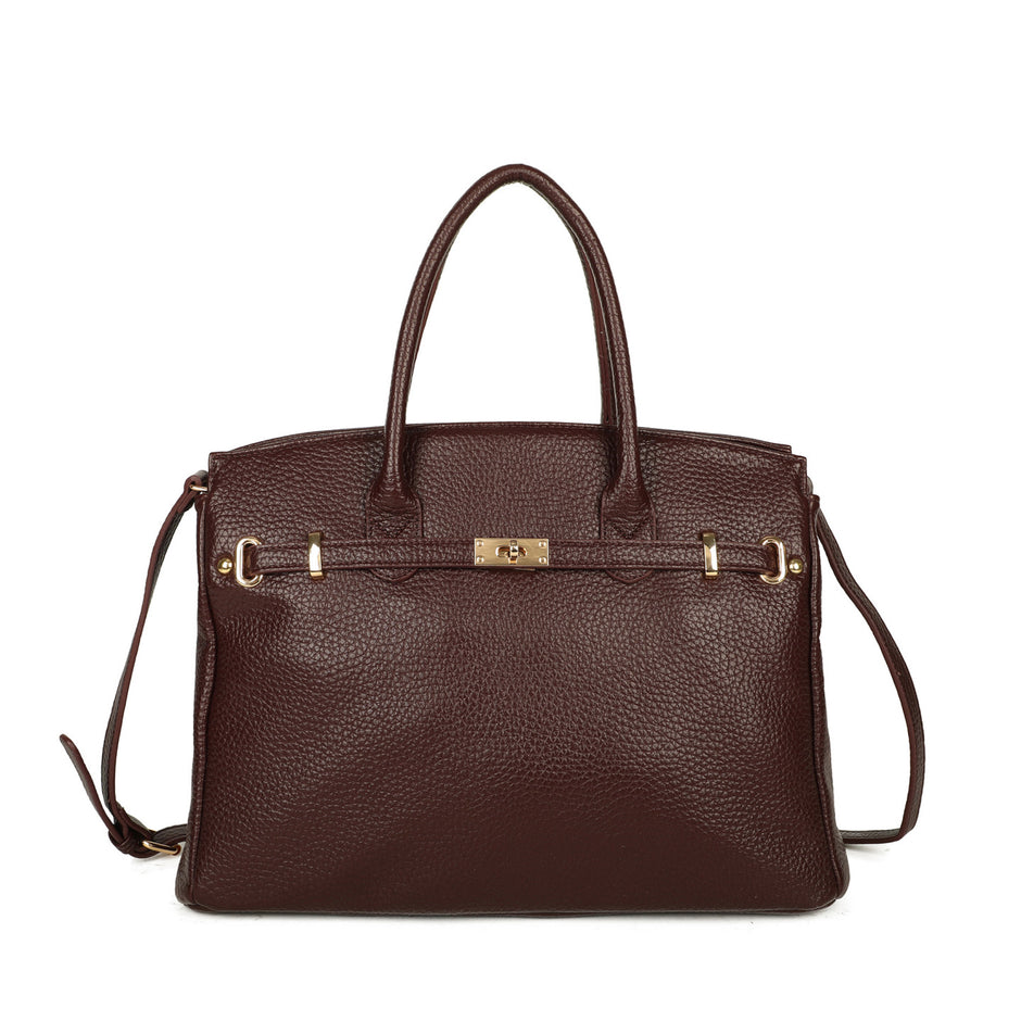 Sac à main Shopper avec détails dorés