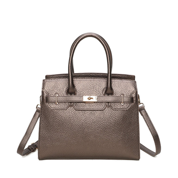 Sac à main Shopper avec détails dorés