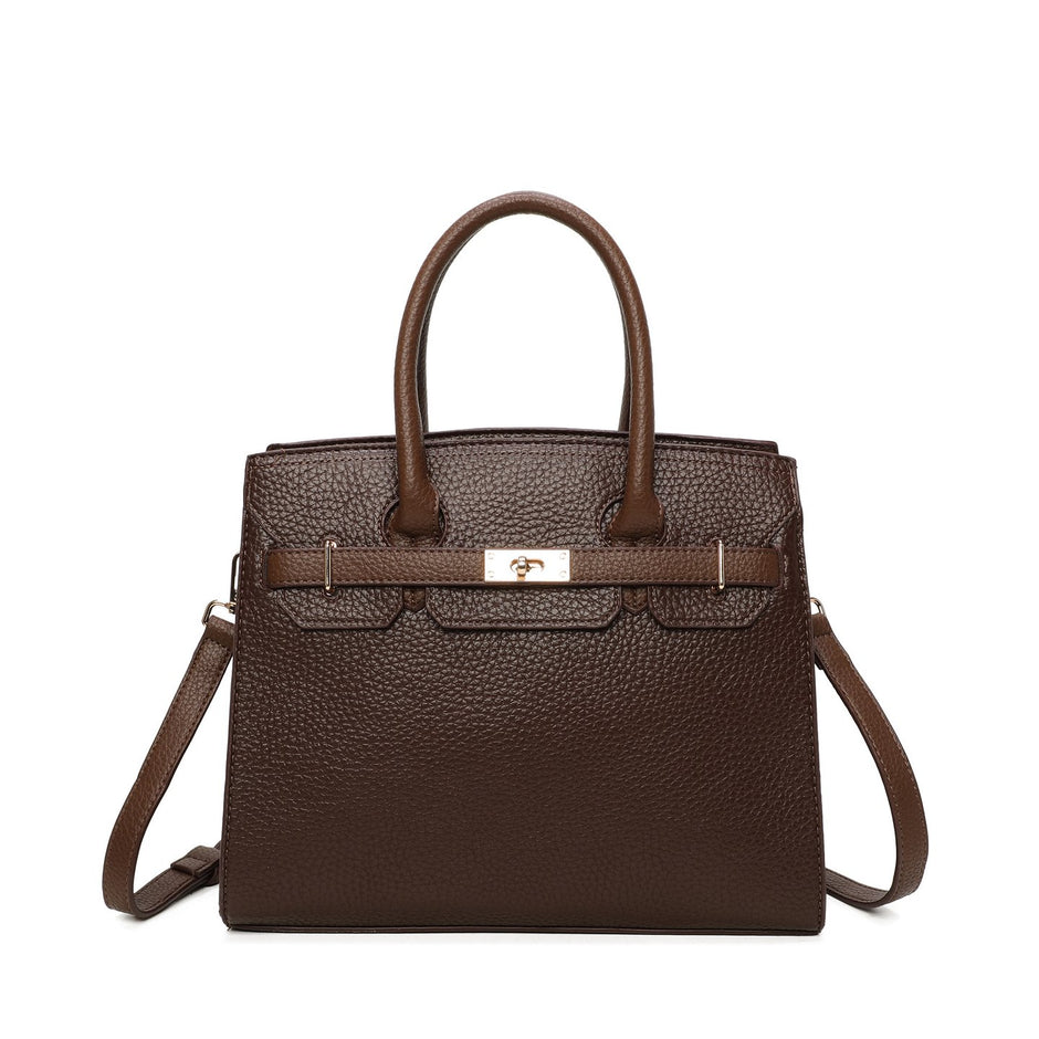 Sac à main Shopper avec détails dorés