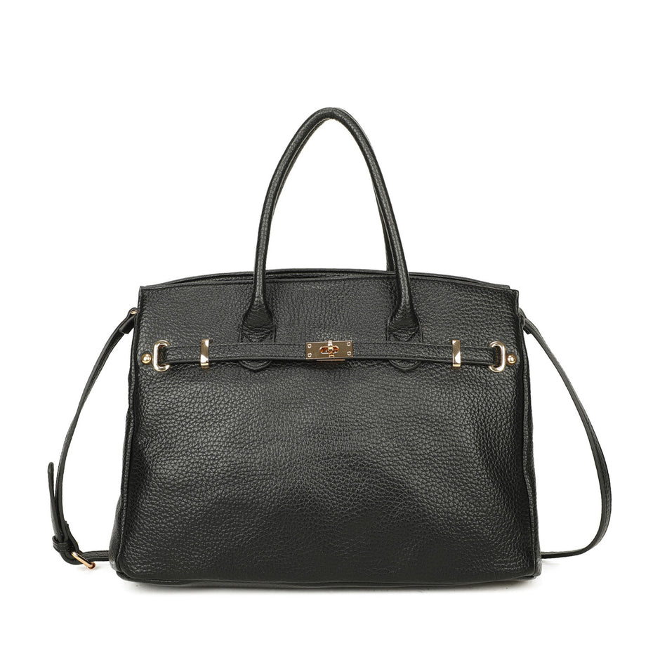 Sac à main Shopper avec détails dorés
