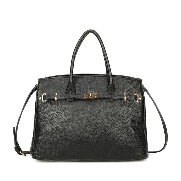 Sac à main Shopper avec détails dorés