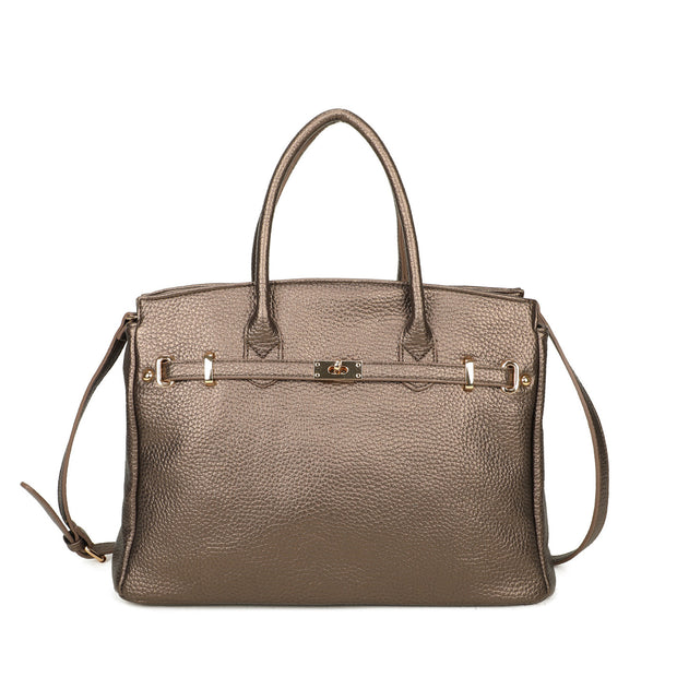 Sac à main Shopper avec détails dorés