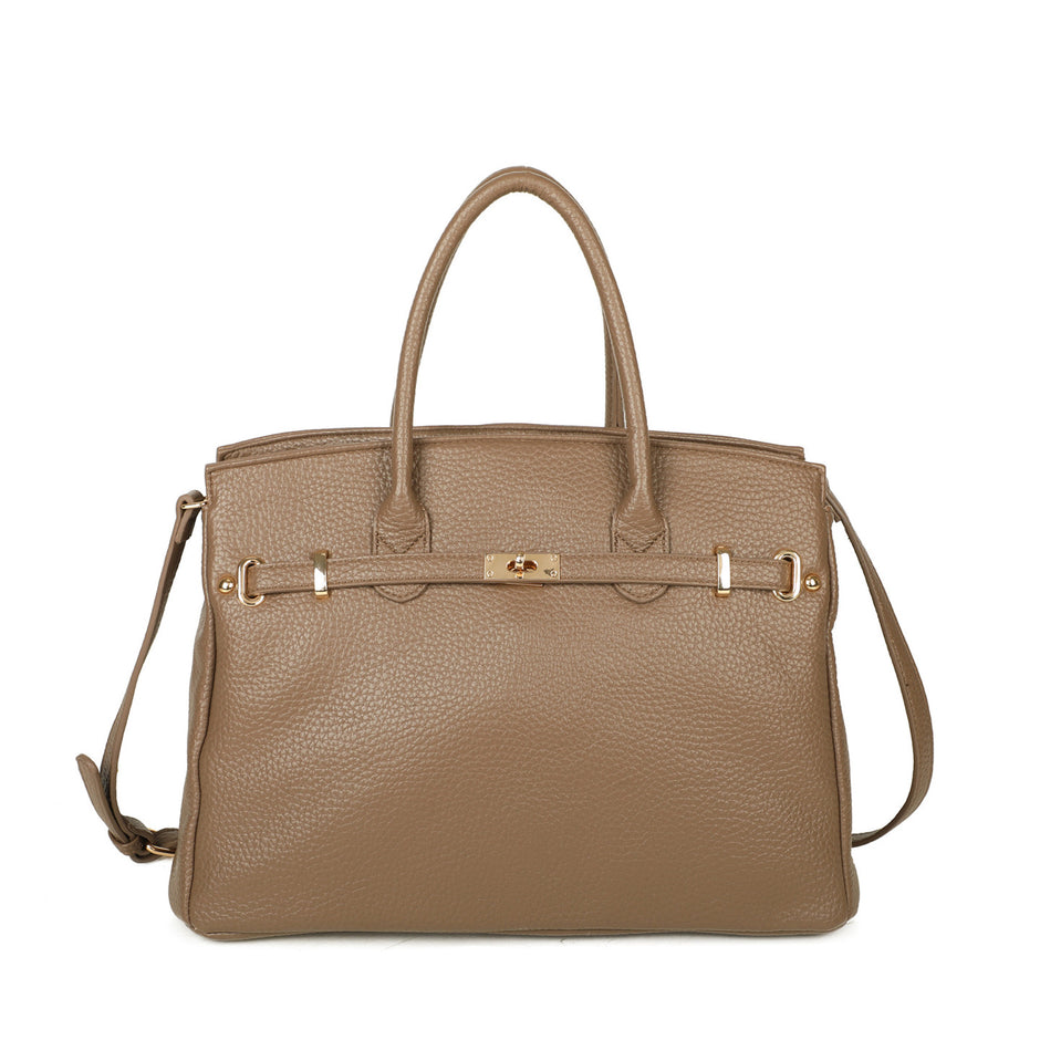 Sac à main Shopper avec détails dorés