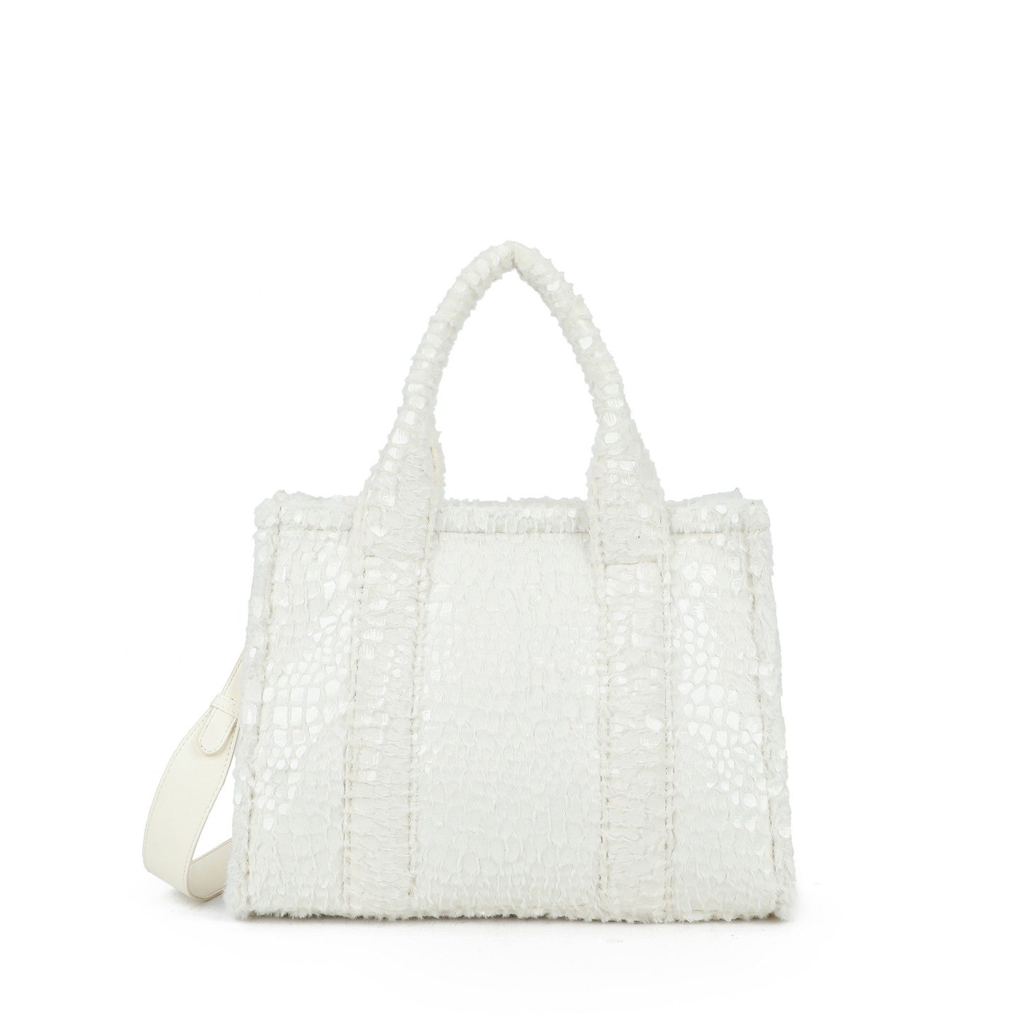 Sac à main Shopper avec fourrure