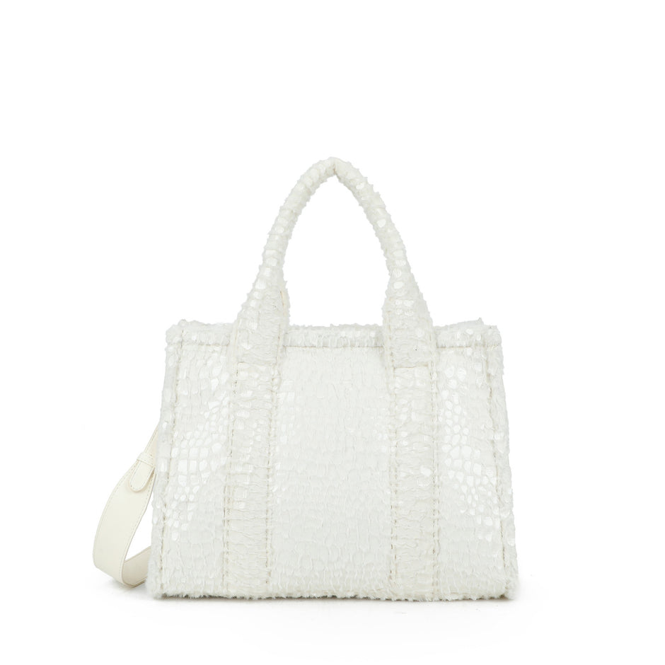 Sac à main Shopper avec fourrure