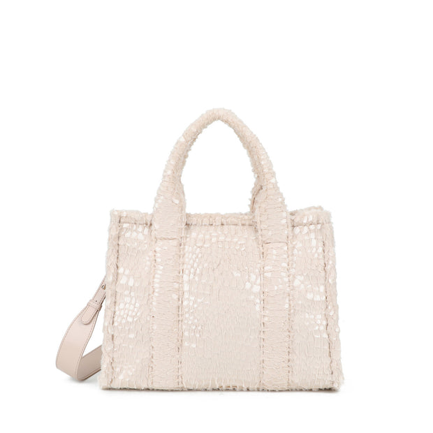 Sac à main Shopper avec fourrure