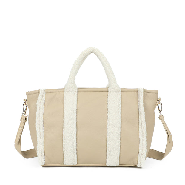 Sac à main Shopper avec fourrure