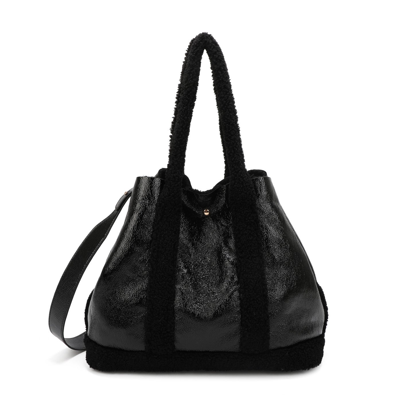 Sac à main Shopper avec fourrure