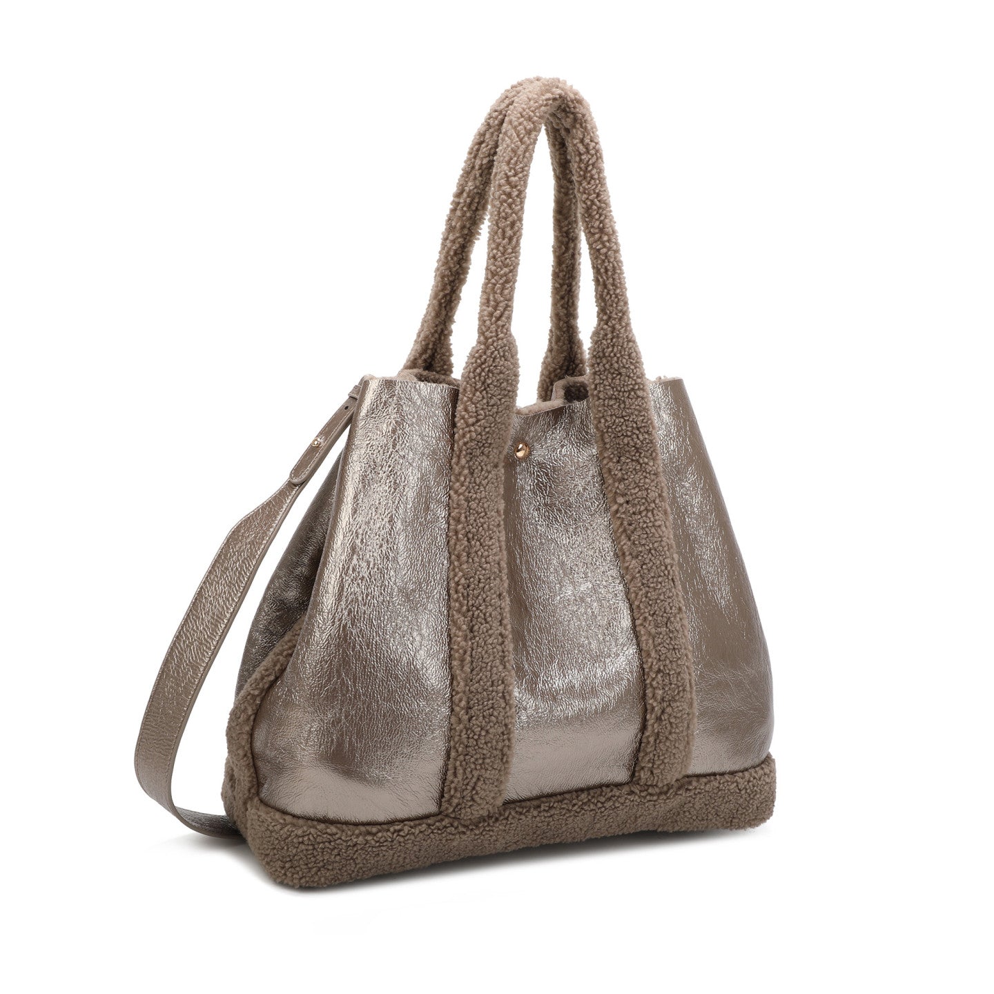 Sac à main Shopper avec fourrure