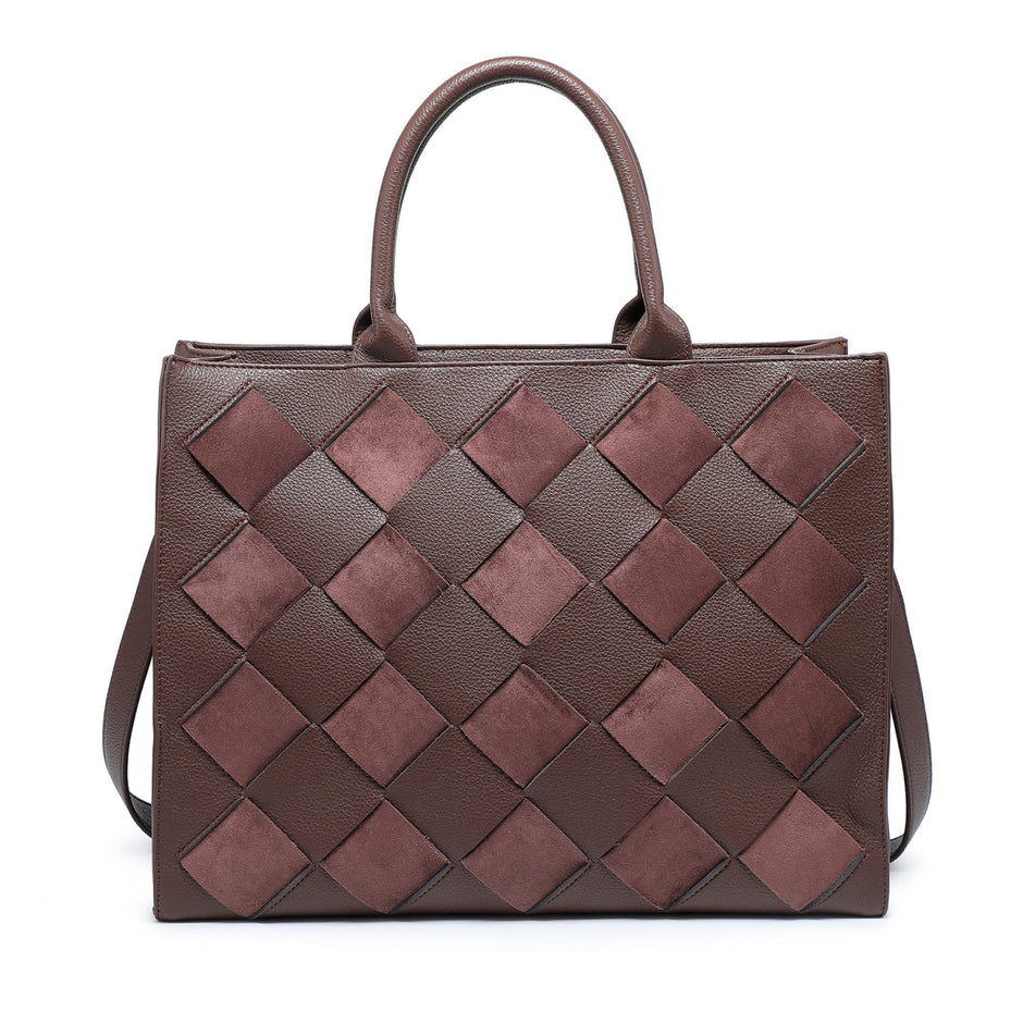 Sac à main Shopper avec losanges