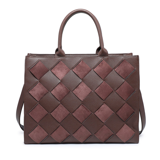 Sac à main Shopper avec losanges