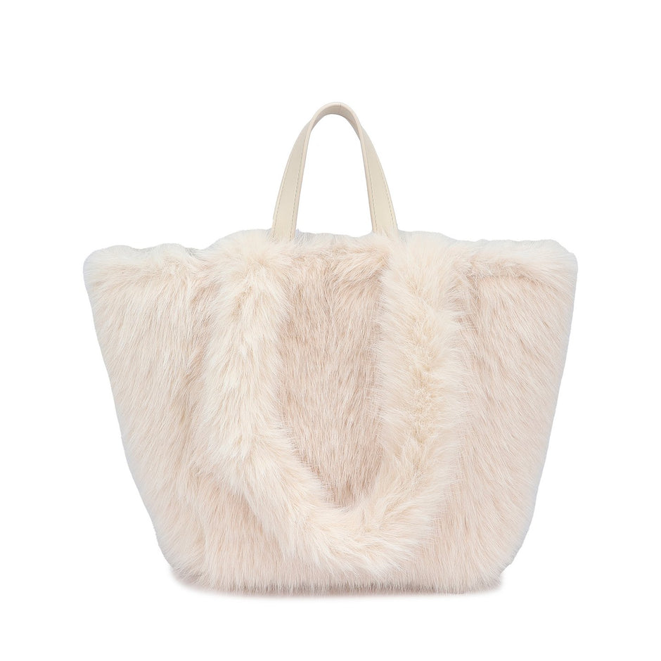 Sac à main Shopper avec poils