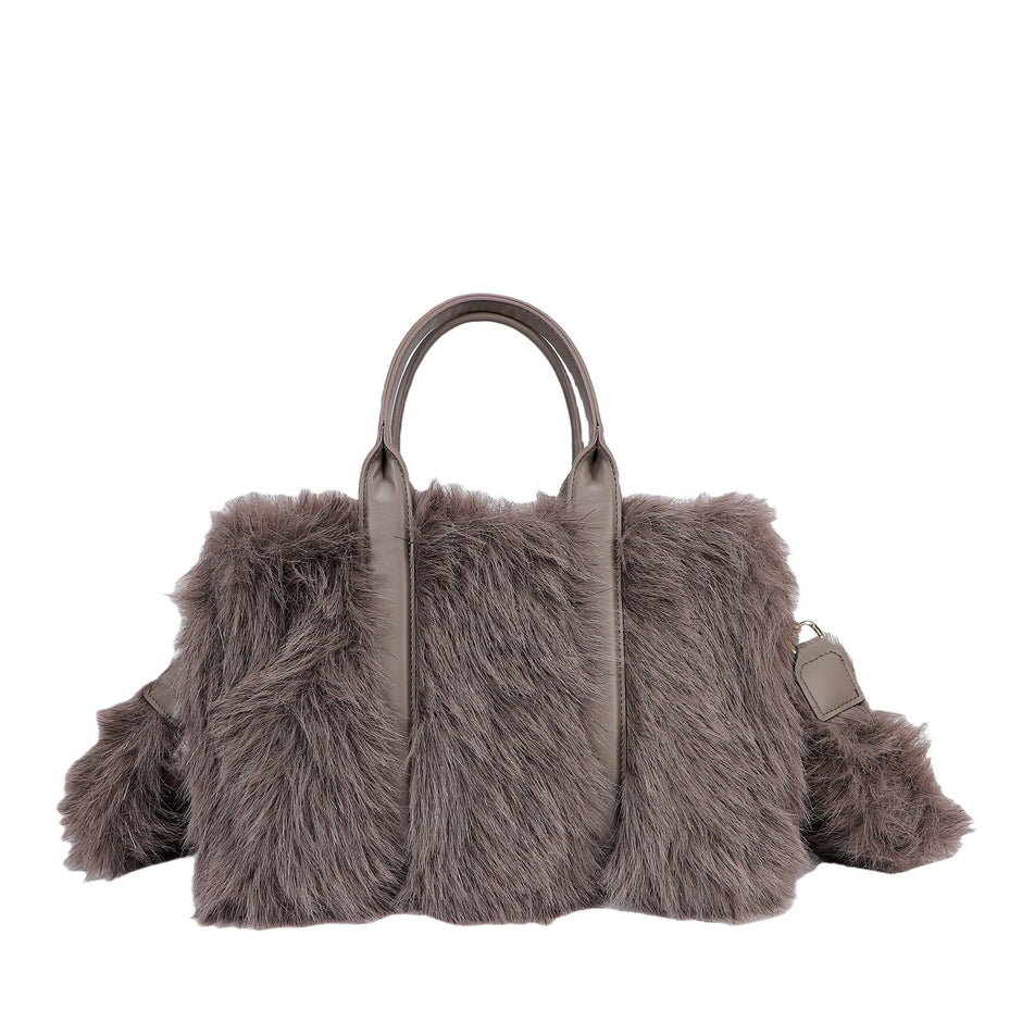 Sac à main Shopper avec poils