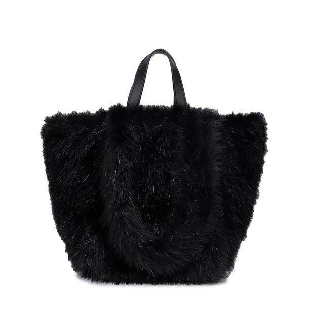 Sac à main Shopper avec poils
