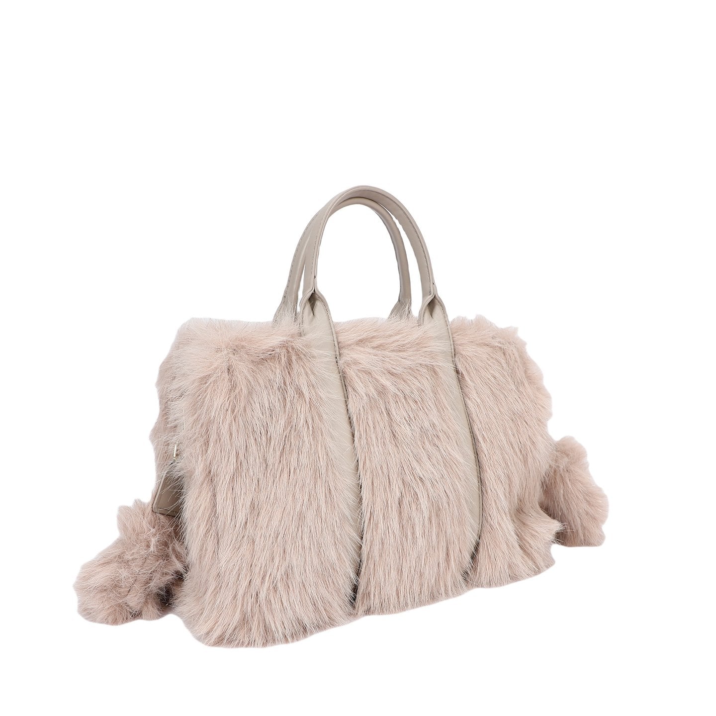 Sac à main Shopper avec poils