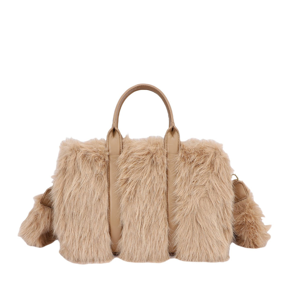 Sac à main Shopper avec poils