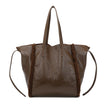 Sac à main Shopper brillant avec fourrure
