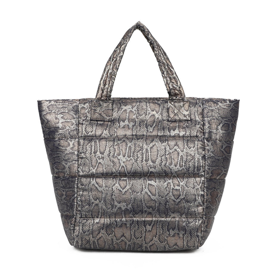 Sac à main Shopper en tissu brillant