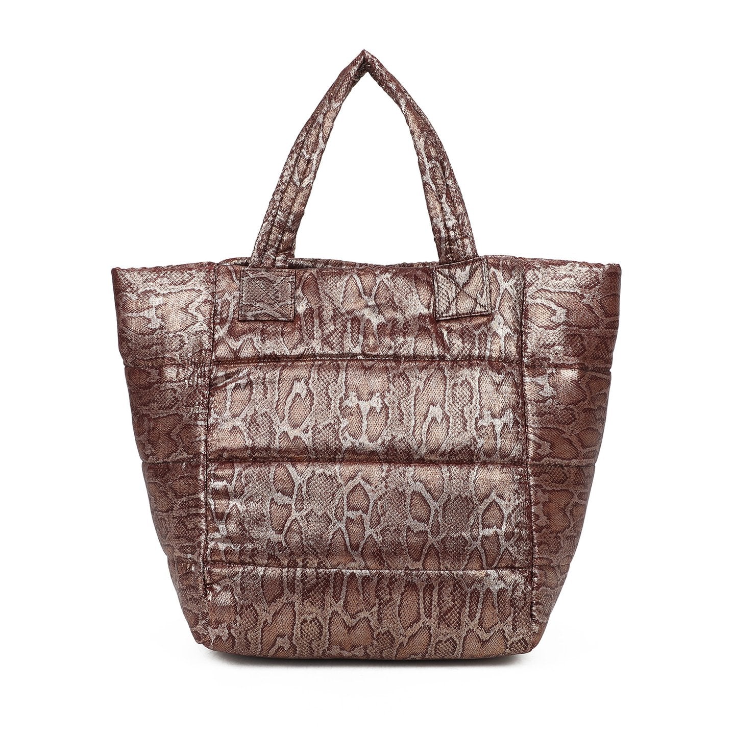 Sac à main Shopper en tissu brillant