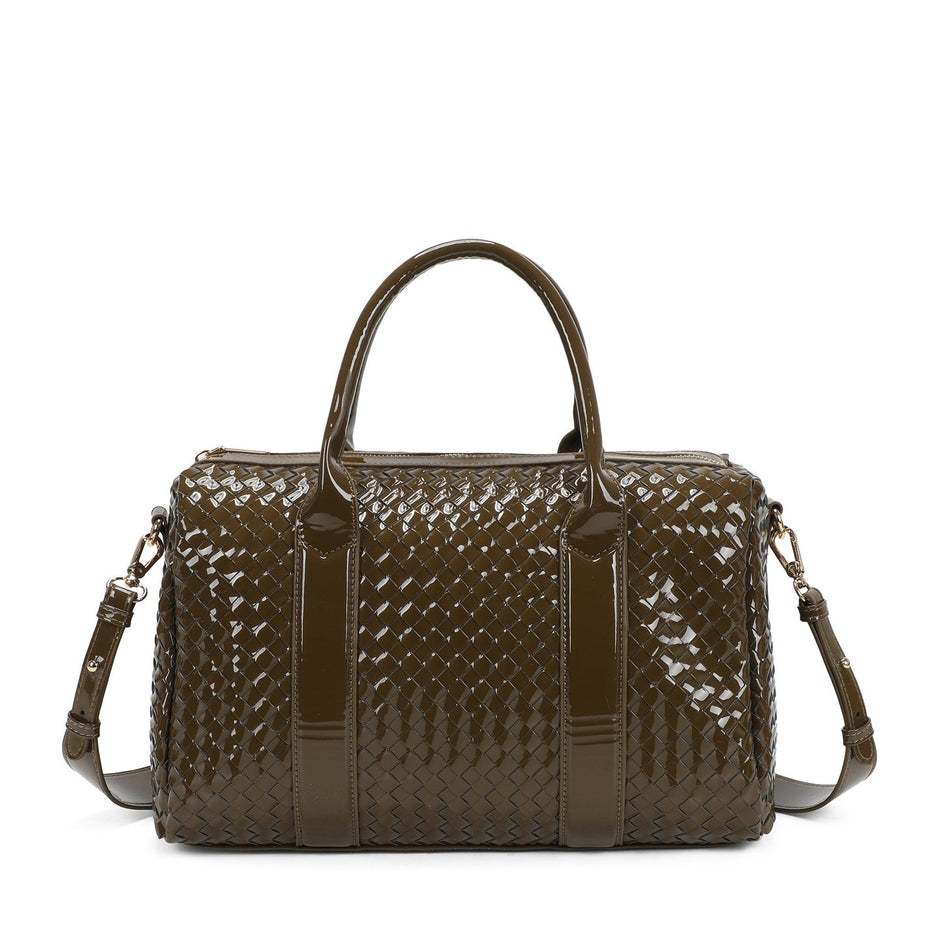 Sac à main Shopper en vernis et détails