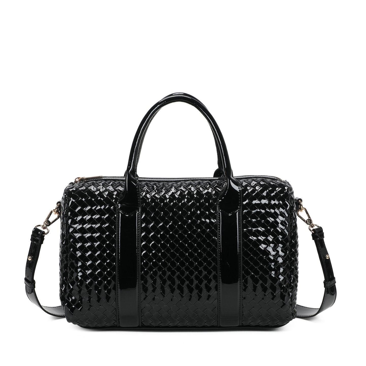Sac à main Shopper en vernis et détails