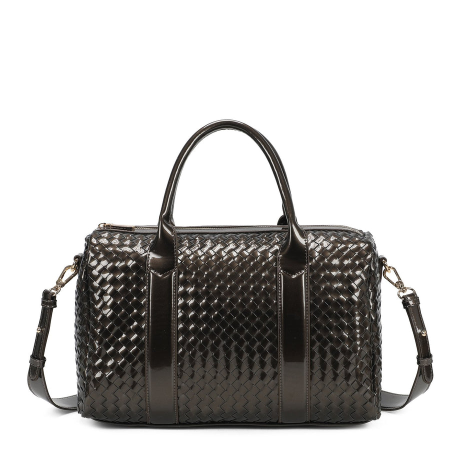 Sac à main Shopper en vernis et détails