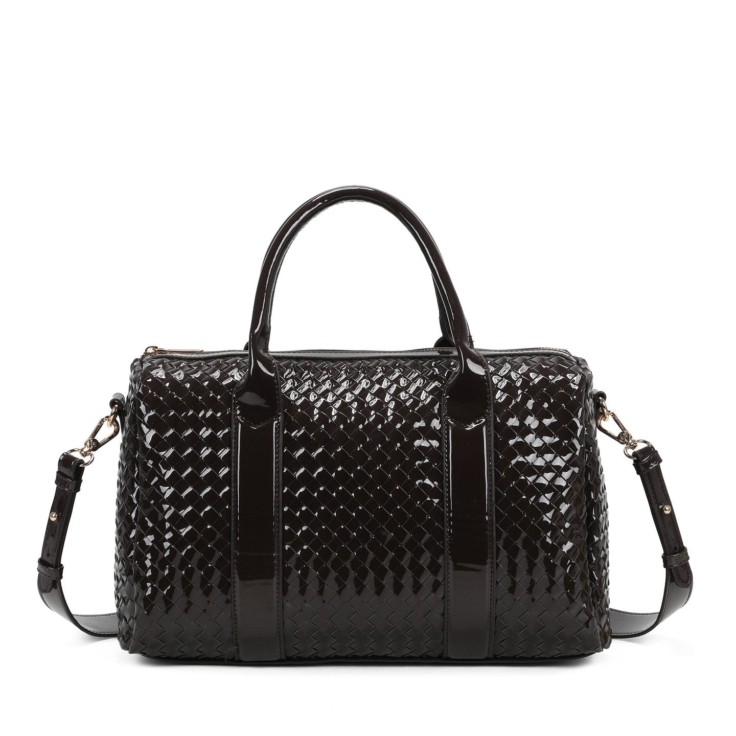 Sac à main Shopper en vernis et détails