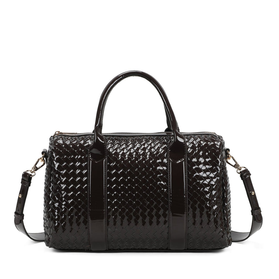 Sac à main Shopper en vernis et détails