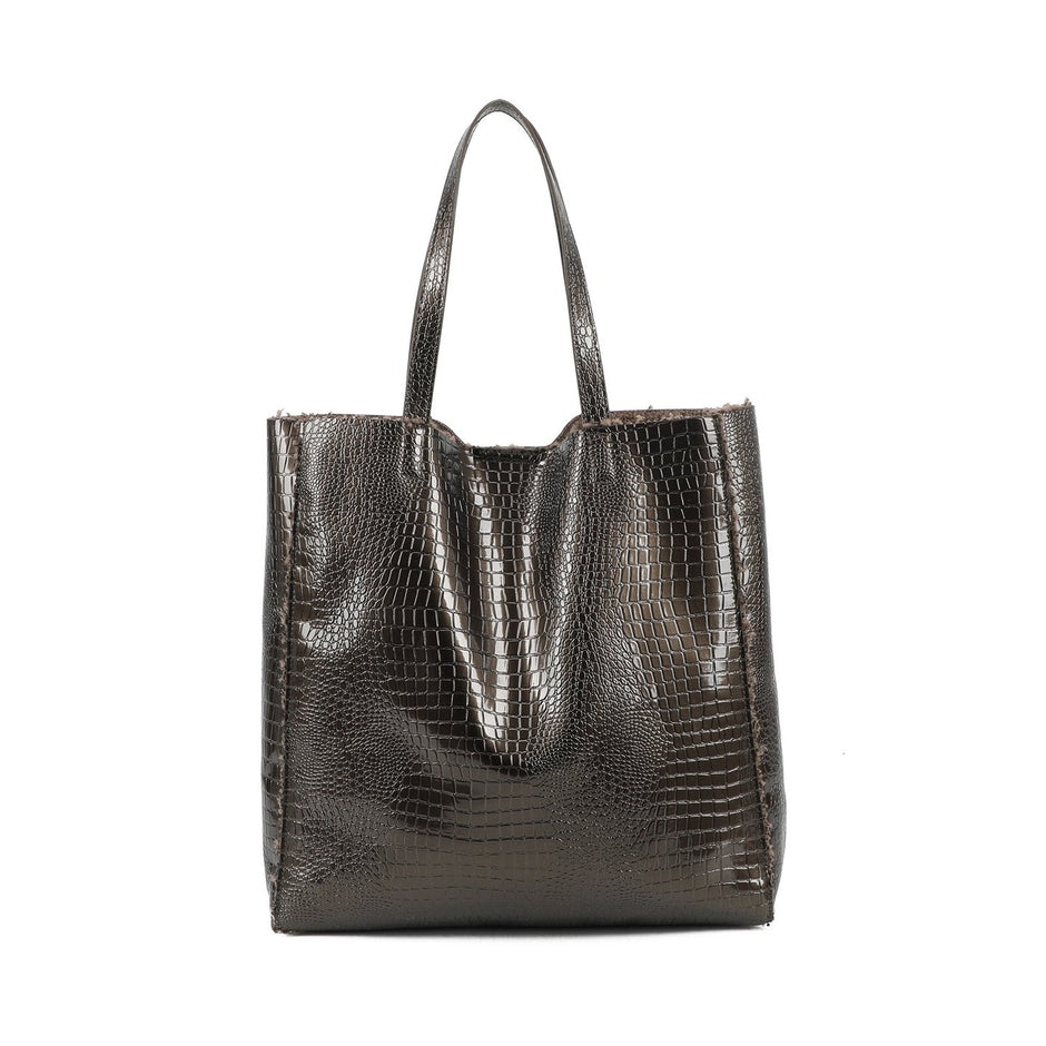 Sac à main Shopper en vernis