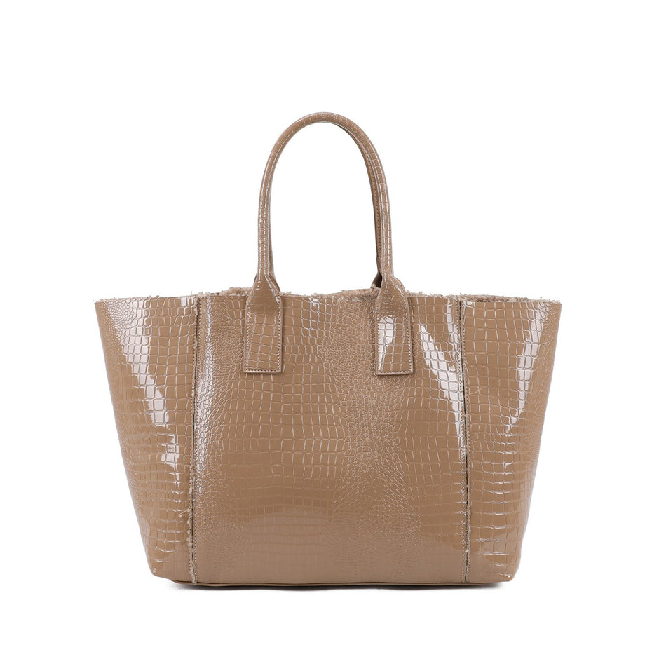Sac à main Shopper en vernis