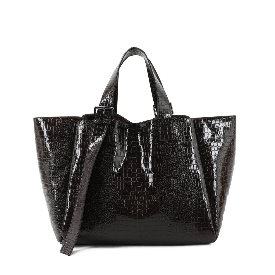 Sac à main Shopper en vernis